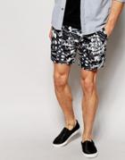 Asos Woven Shorts In Short Length - Multi