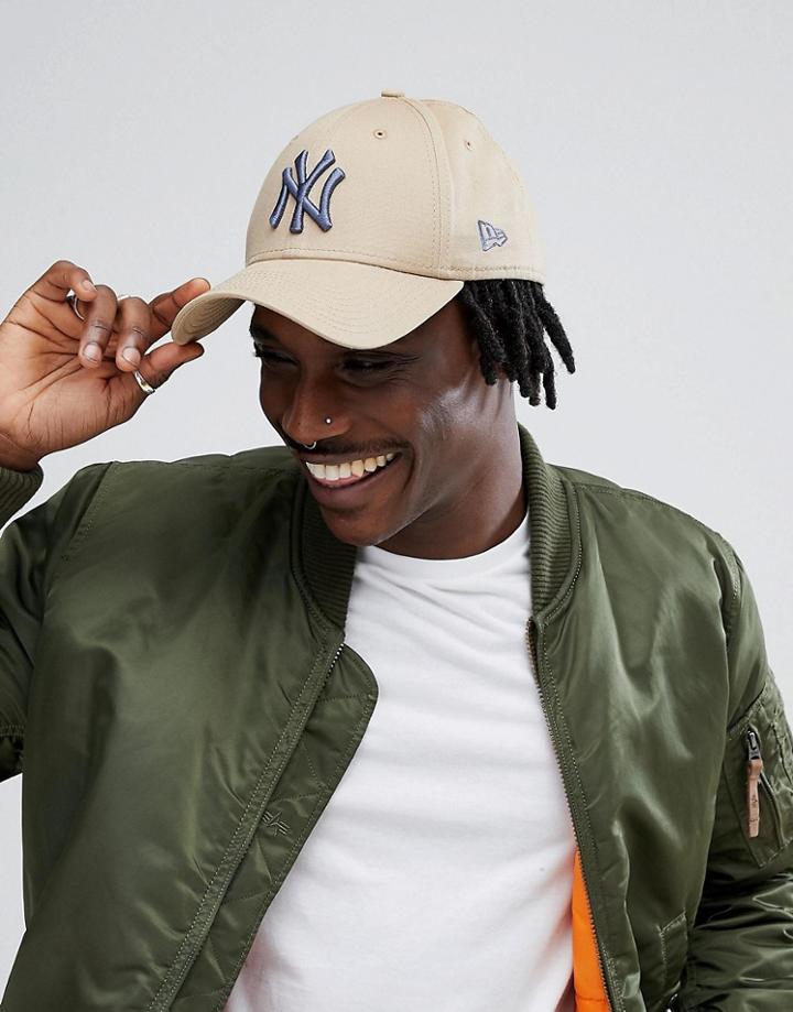 New Era 9forty Adjustable Cap Ny Yankees - Beige