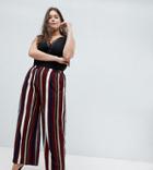 Ax Paris Plus Stripe Pants-multi