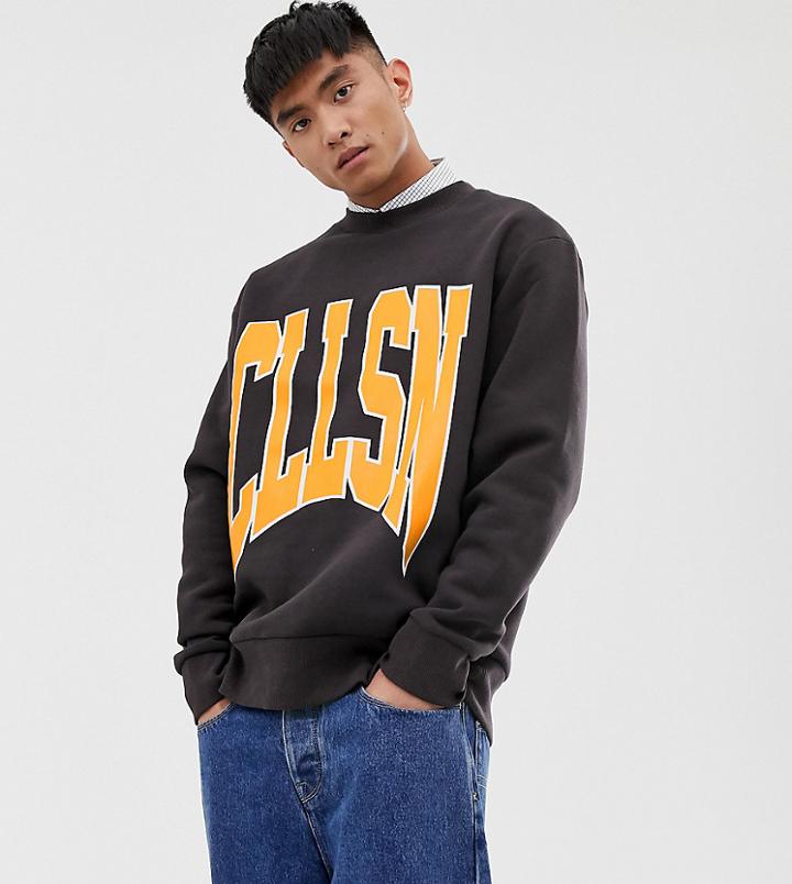 Collusion Collegiate Sweatshirt - Black