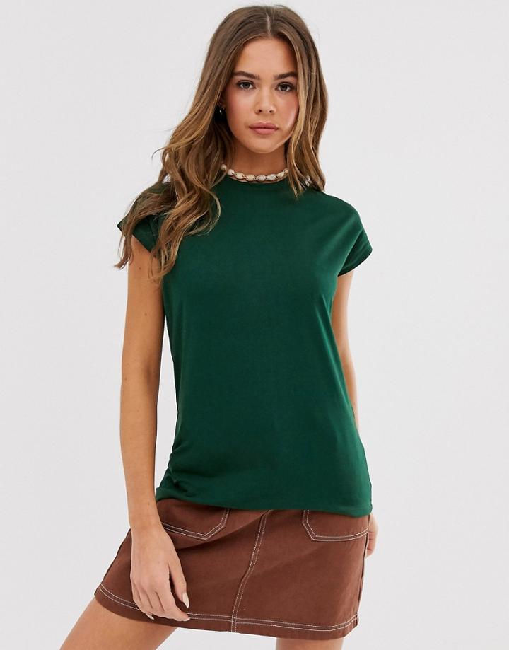 Brave Soul Sinisa T-shirt In Forest Green
