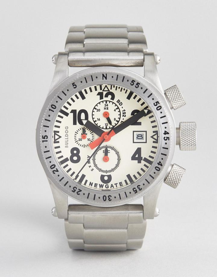 Newgate Bulldog Watch - Silver