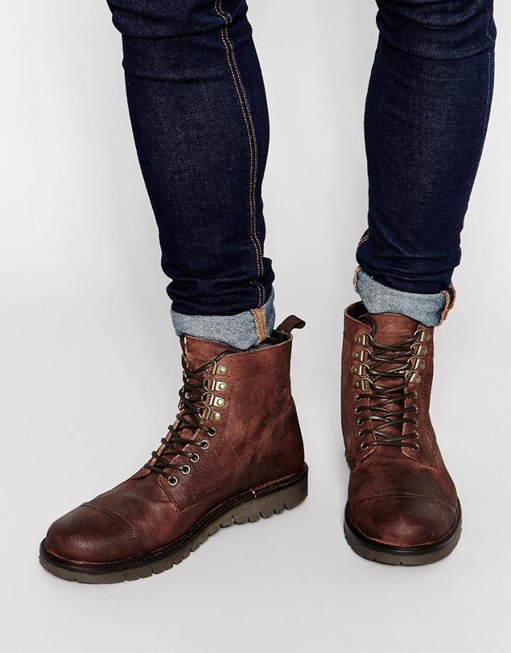 Walk London Trail Hiker Boots - Brown
