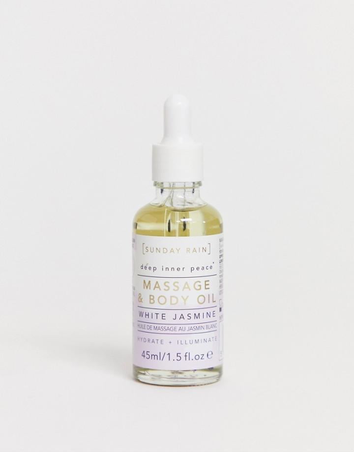 Sunday Rain Massage Oil White Jasmine