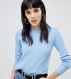 Warehouse Cozy Crew Neck Sweater In Blue - Blue