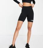 The North Face Training Seamless Legging Shorts In Black Exclusive To Asos