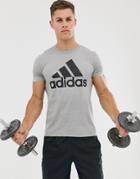 Adidas Training Classic T-shirt In Gray