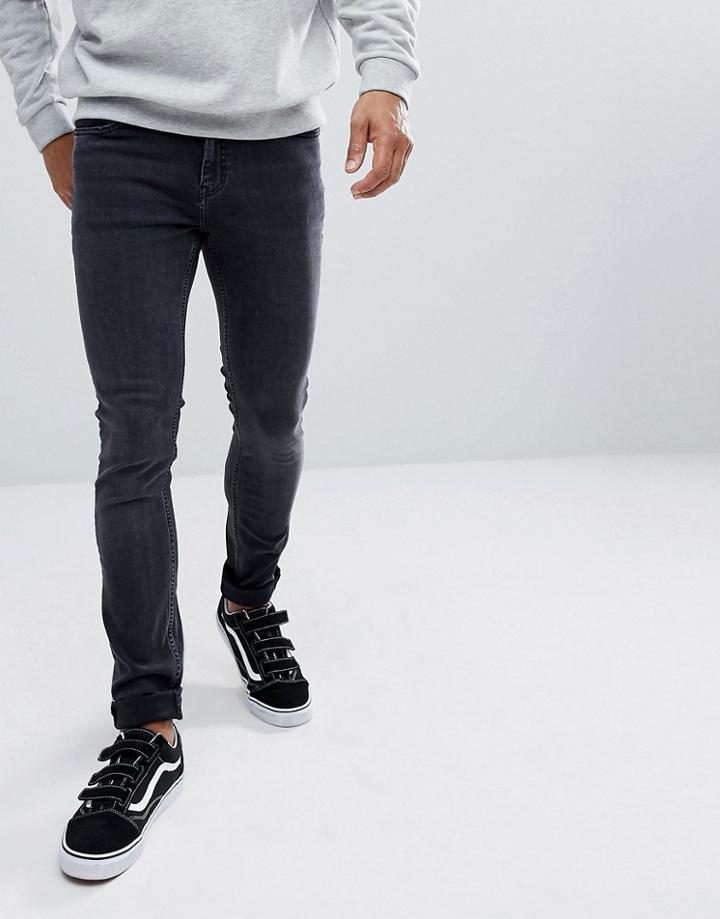 Cheap Monday Tight Skinny Jeans Night Sky - Black