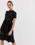 Jdy Gemma Lace Tiered Midi Dress