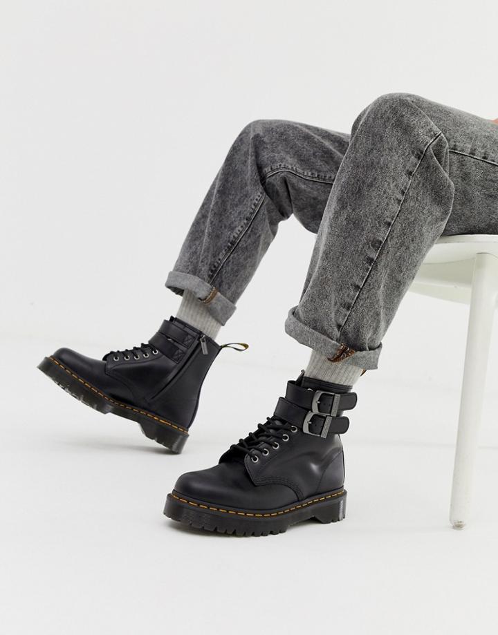 Dr Martens 1460 8-eye Boots In Black - Black