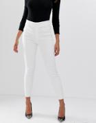 Spanx Shape And Lift Distressed Skinny Jeans-white