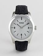 Hugo 1530027 Create Felt Strap Watch In Gray - Gray