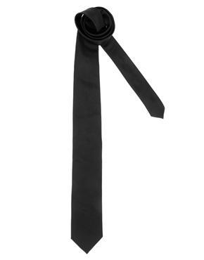 Asos Tie In Black - Black