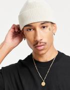 Weekday Stay Cotton Beanie In Beige-neutral