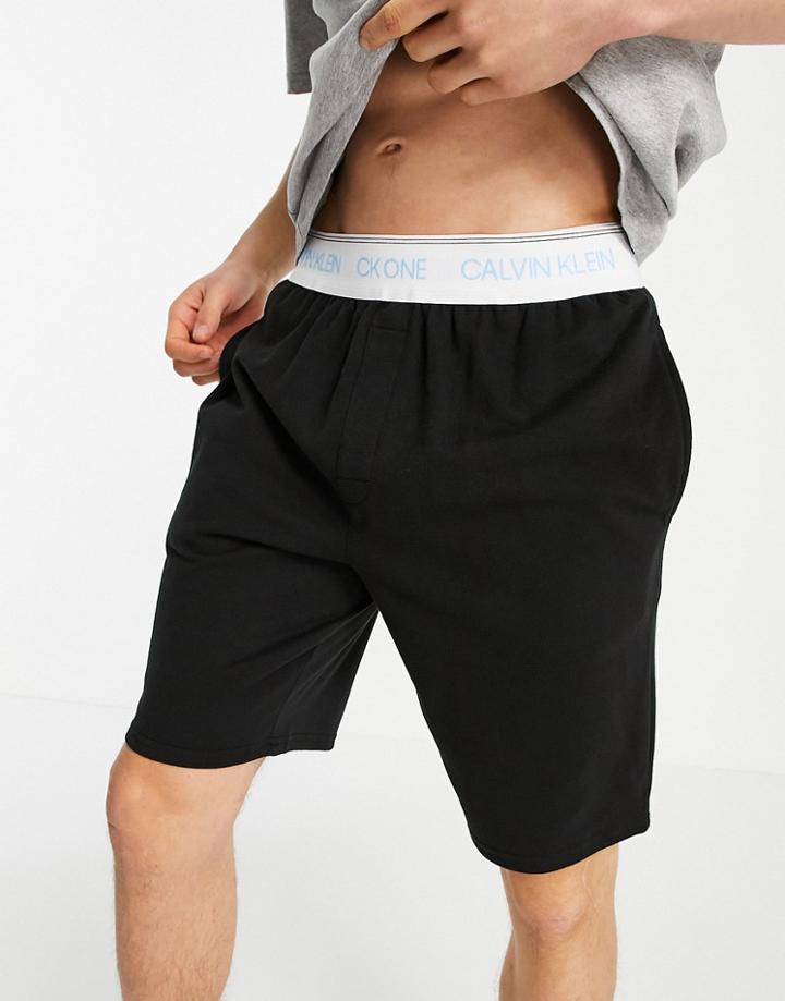 Calvin Klein Sleep Short In Black