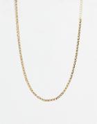 Designb London Fine Chain Necklace In Gold
