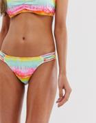 Freya High Tide Rio Bikini Bottom In Multi - Multi