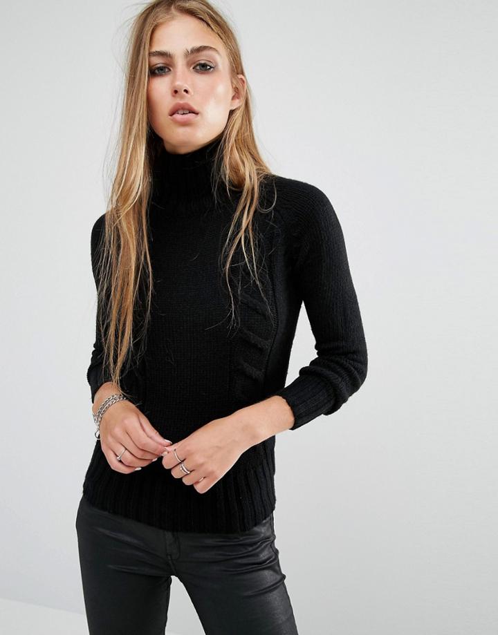 Rock & Religion Lizzie Turtleneck Sweater - Black