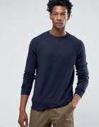 Kiomi Sweater In Fine Knit - Navy