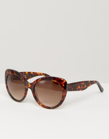 Pala Amara Oversized Cat Eye Sunglasses - Tort