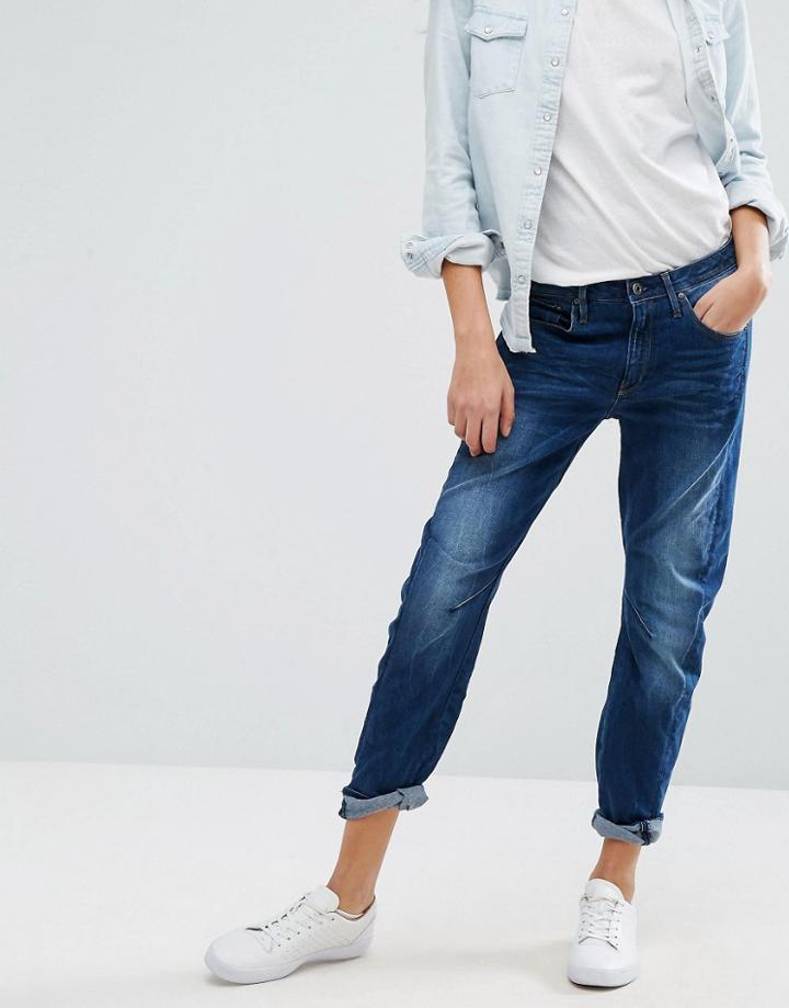 G-star Arc 3d Kate Low Rise Boyfriend Jean - Blue