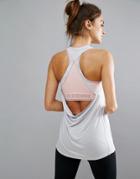 Abercrombie & Fitch Cross Back Drapey Tank - Black
