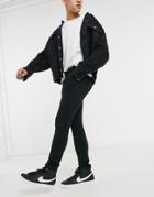 Asos Design Extreme Super Skinny Smart Pant In Black