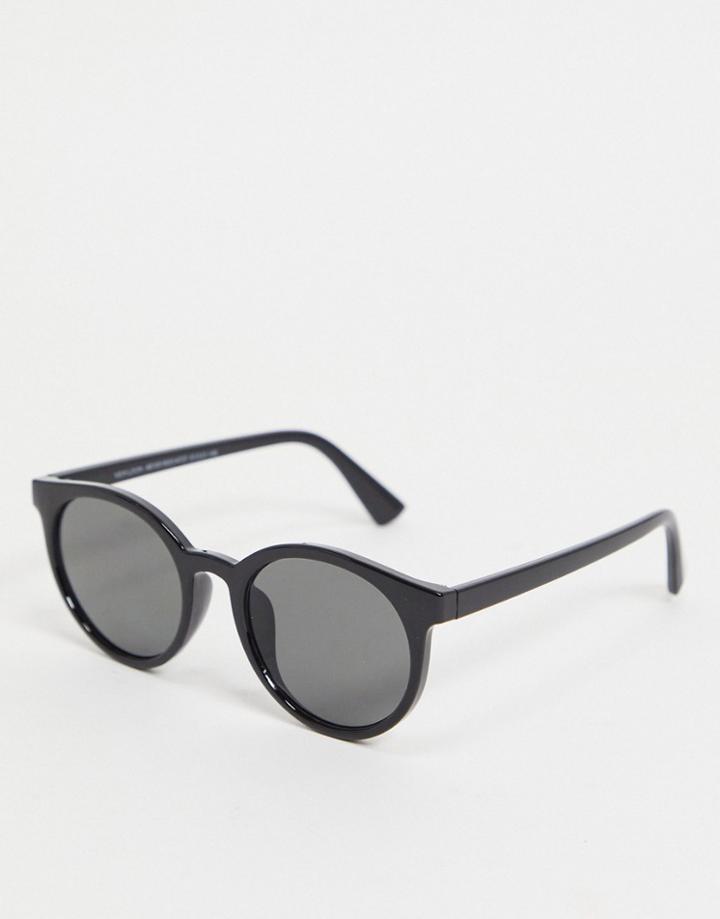 New Look Round Sunglasses In Black