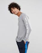 Aape By A Bathing Ape Long Sleeve T-shirt With Sleeve Print In Gray - Gray