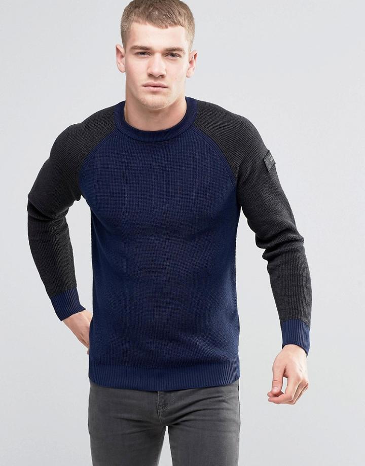 G-star Core Raglan Knit Long Sleeve - Gray
