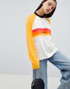 The Ragged Priest Long Sleeve Boyfriend T-shirt With Slogan - White