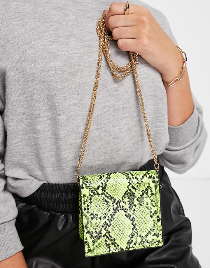 Truffle Collection Square Mini Cross Body Bag In Multi