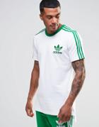 Adidas Originals Adicolor T-shirt With Dropped Hem In White B10653 - White