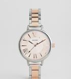 Sekonda Bracelet Watch In Silver/rose Gold Exclusive To Asos - Silver