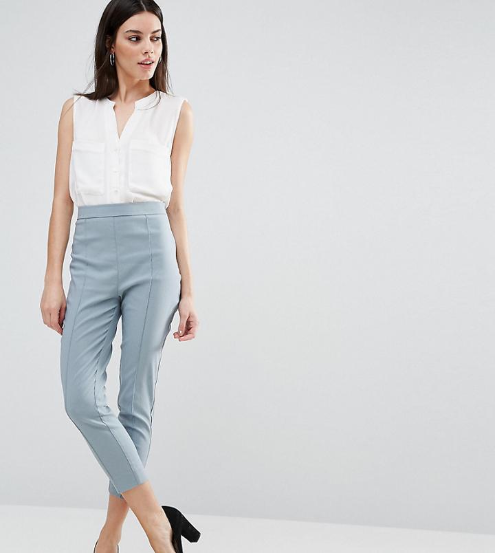 Asos Petite Skinny Crop Pants - Blue