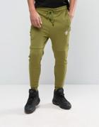Dxpe Chef Logo Joggers With Distressing - Green