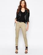 Vila Skinny Cargo Pant - Mermaid Green