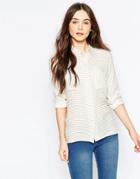 B.young Striped Shirt - Off White