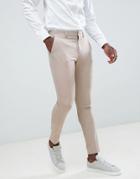 Selected Homme Super Skinny Wedding Suit Pants-stone