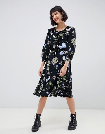 Max & Co Floral Print Midi Dress - Multi