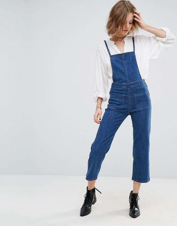 First And I Denim Jumpsuit - Dark Denim