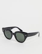 Ray-ban Womens Cat Eye Sunglasses In Black 0rb2192