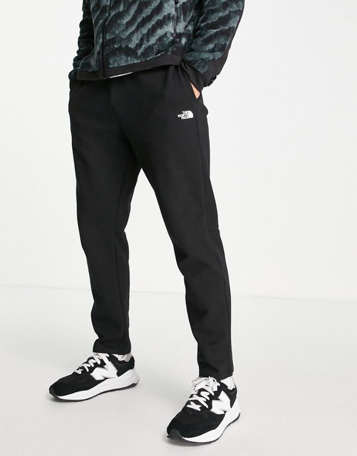 The North Face City Standard Double Knit Full Zip Sweatpants In Black