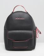 Claudia Canova Backpack With Contrast Trim - Black