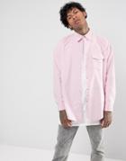 Jaded London Shirt In Pink Cord Reg Fit - Pink