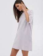 Asos Design Lounge Cotton Super Soft Oversize Mini Dress