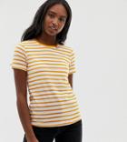 Asos Design Tall T-shirt With Crew Neck In Stripe - Multi
