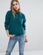 Missguided Pocket Front Hoodie - Green