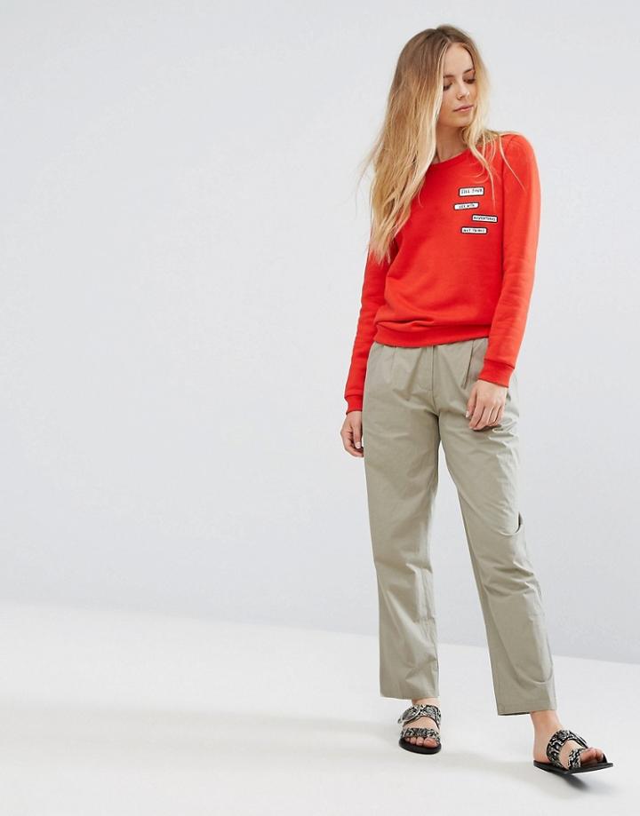 Vila Loose Fit Pants - Green