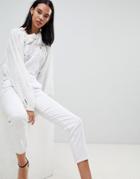 Pepe Jeans Porcelain Denim Overalls - White